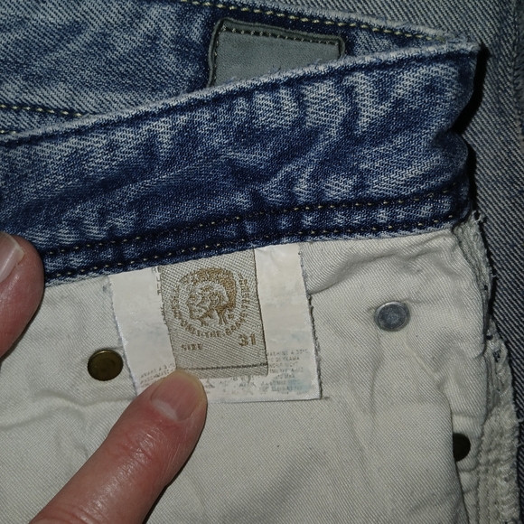 Diesel Light Blue Relaxed Men's Jeans 31 Waist - Picture 5 of 14